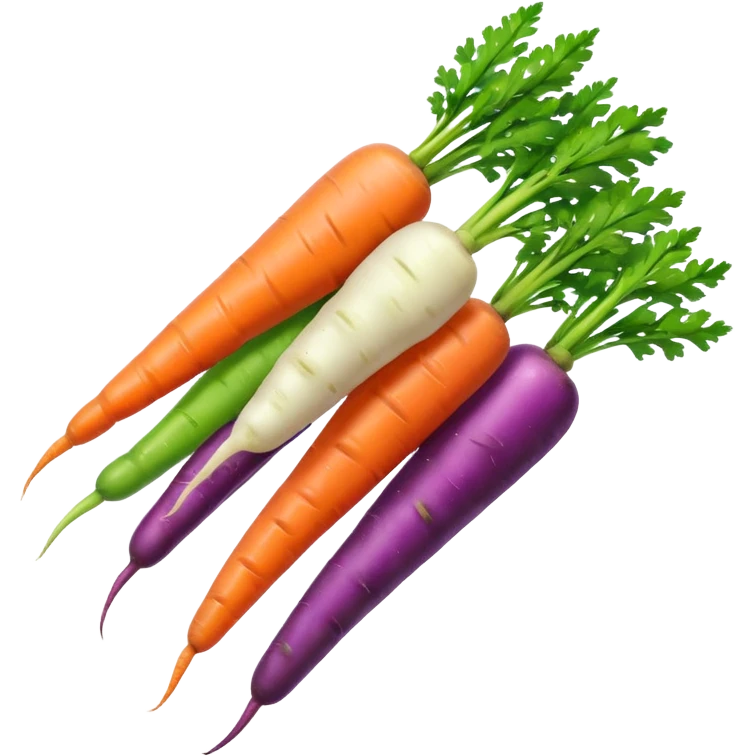 Rainbow carrots  emoji