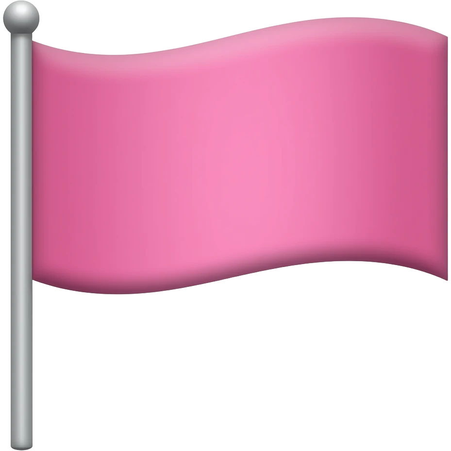 Pink  flag emoji