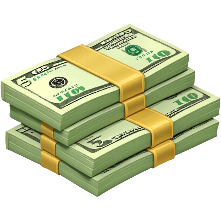 5 bucks emoji