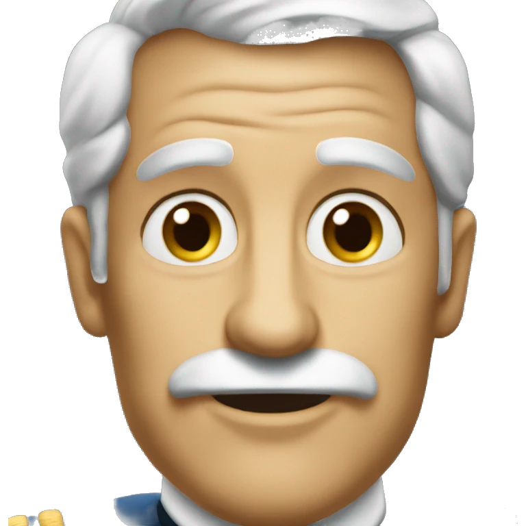 Old Captain loves you emoji