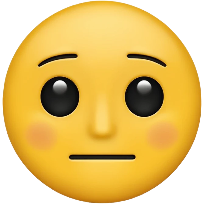 classic yellow emoji face #FFCC4D, flat vector style, circular, no nose or eyebrows, eyes are two straight horizontal dashes, mouth is a bold black X symbolizing silence, emotionally muted, minimal, flat, clean, no gradients or shadows, transparent background emoji