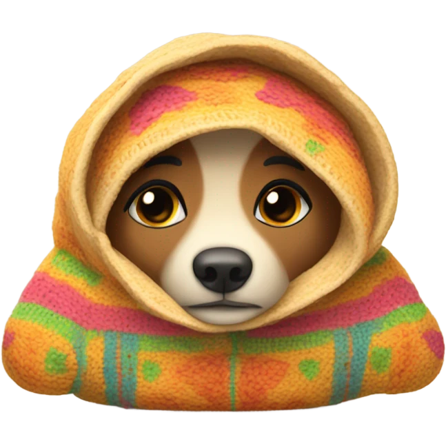 Tortilla with a sweater emoji