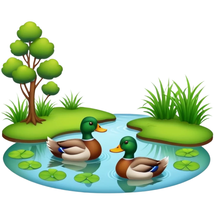 Duck pond emoji