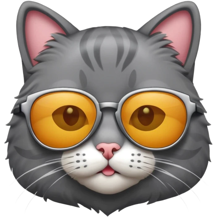 Cat wearing sunglasses emoji