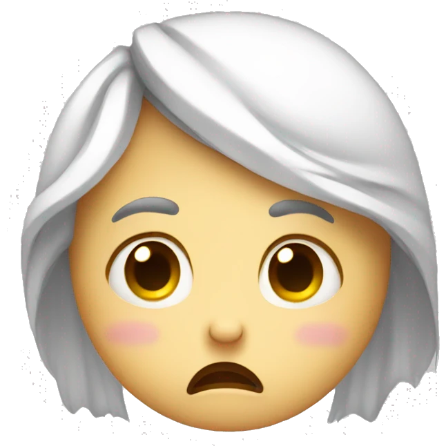 cute crying face emoji