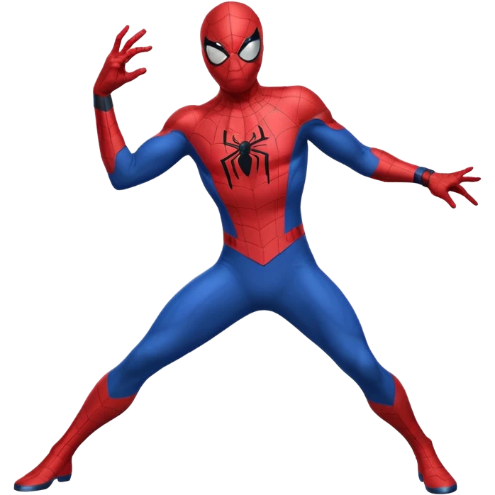 Spiderman shooting straight web from his wrist  emoji