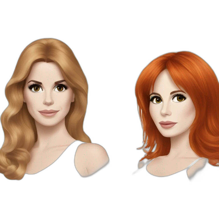 lana del rey and mylène farmer emoji