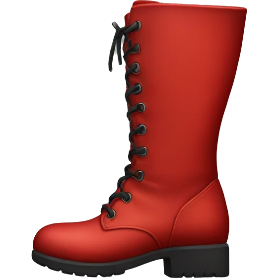 Red high boots emoji