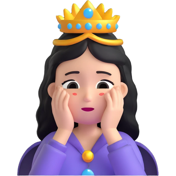 crying character wearing a glowing halo emoji