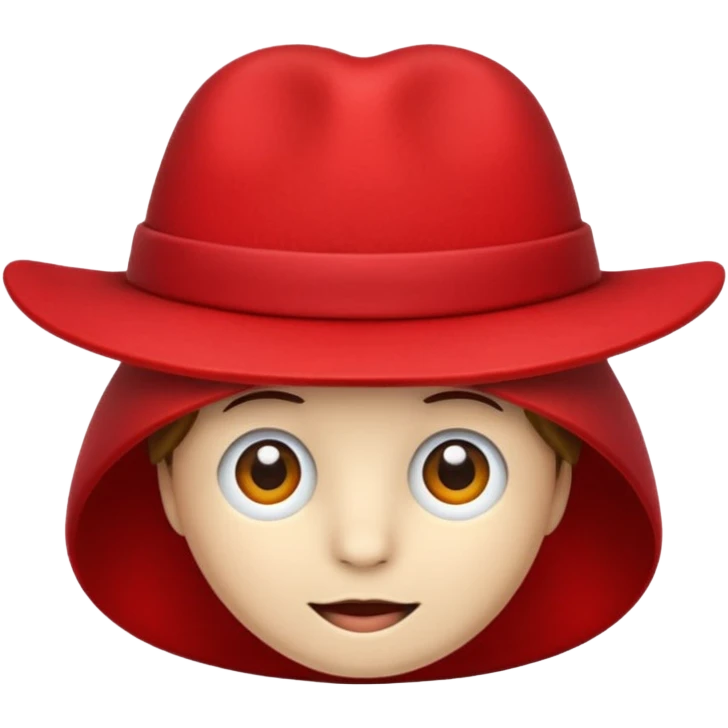 فقط کلاه به رنگ قرمز emoji