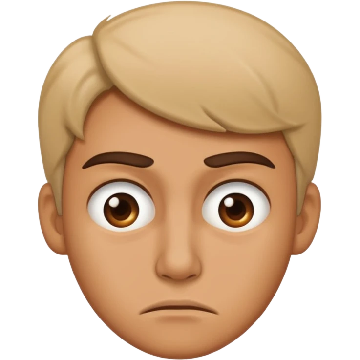 Disgusted face emoji