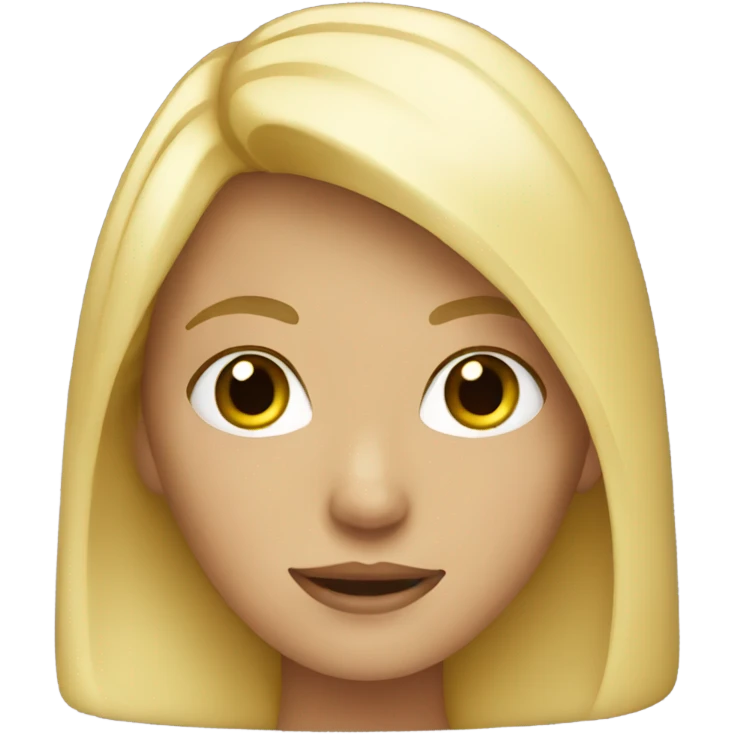 Blonde girl  emoji