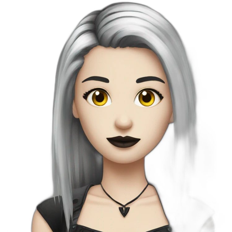 hot-goth-chick emoji