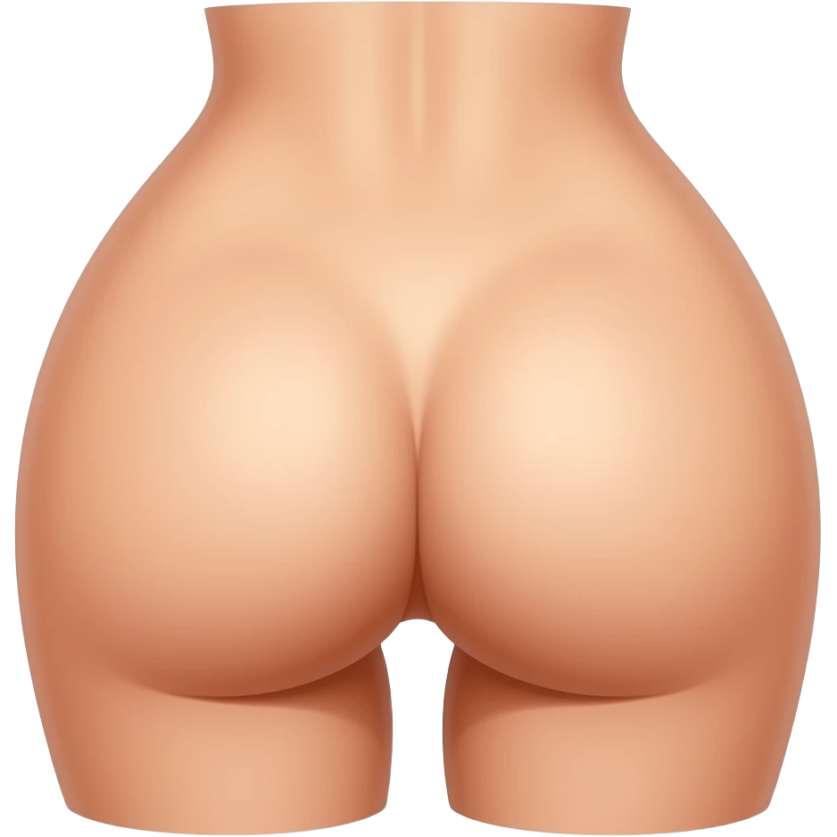 Naked buttocks emoji
