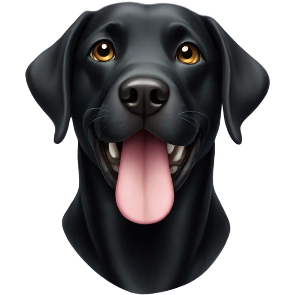 Black Labrador  emoji
