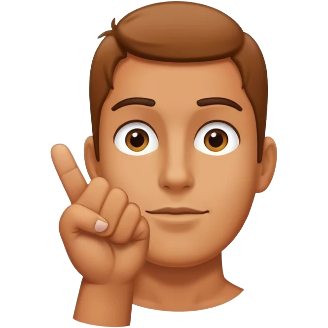 Sideways Thumb emoji