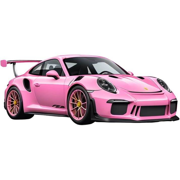 Porsche 911 gt3rs Pink emoji