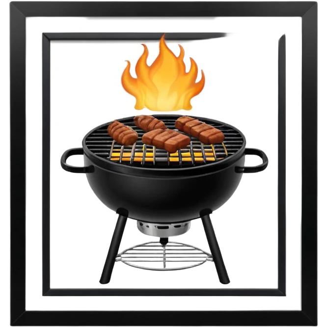 Black Primo bbq emoji