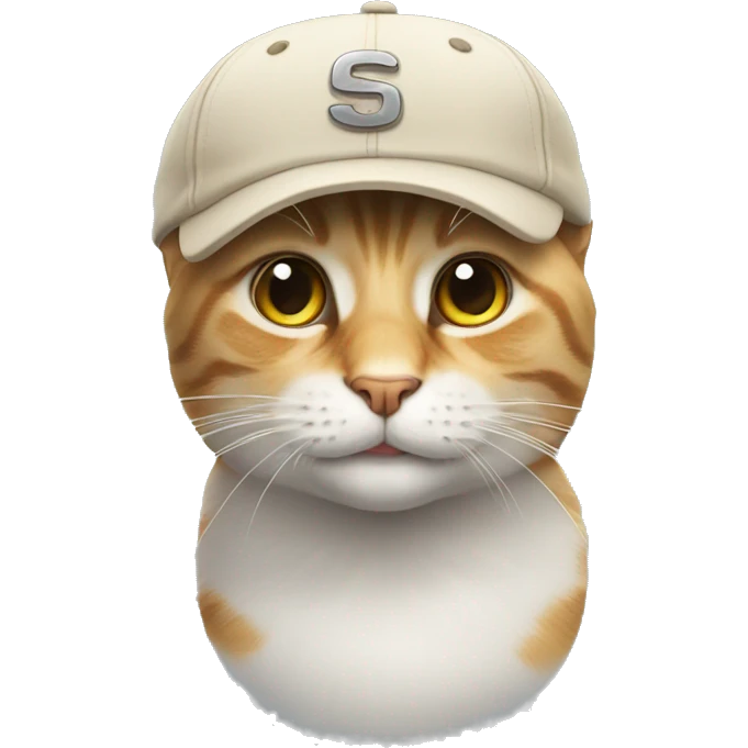 Cat with a cap emoji