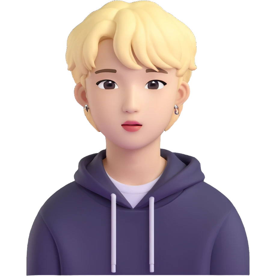 Bang Chan from Stray Kids, K-pop idol emoji