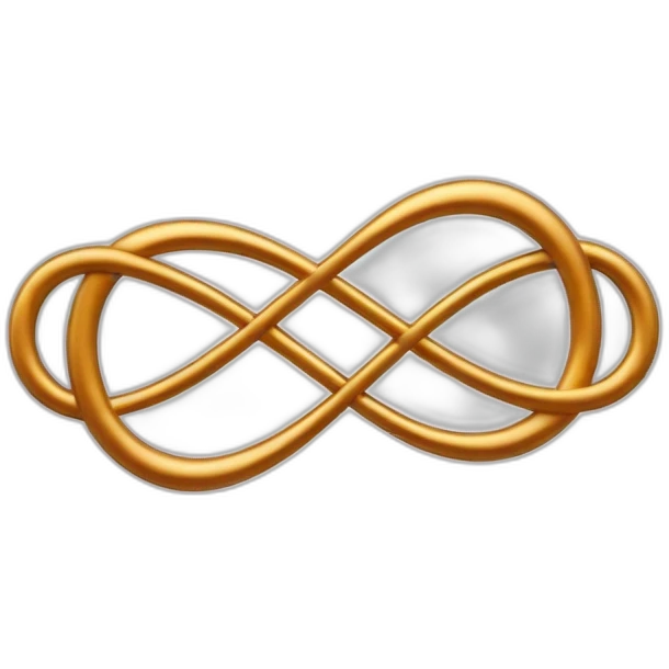 Infinity line emoji