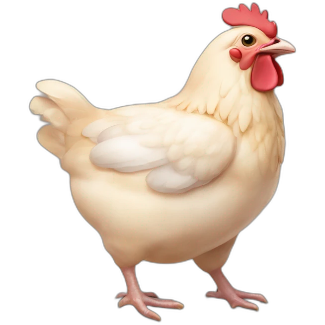Porc qui mange du poulet  emoji