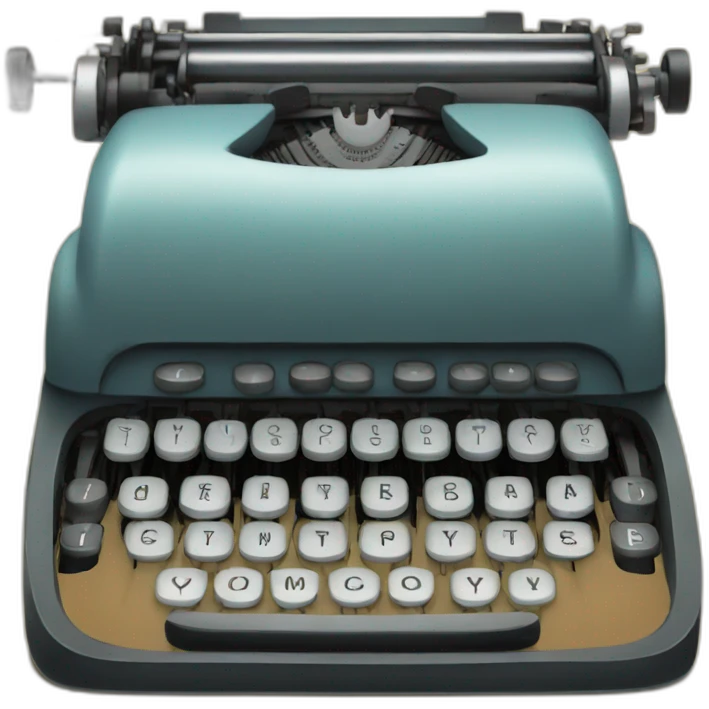 typewriter emoji