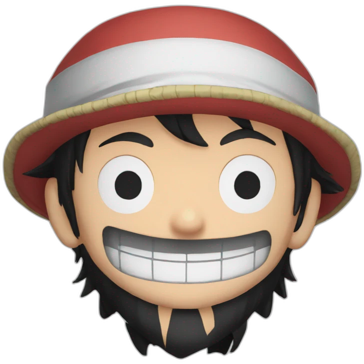 One piece luffy emoji