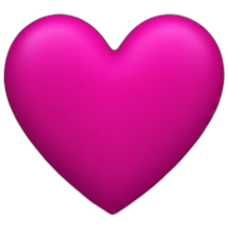 Magenta heart emoji