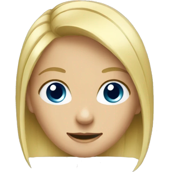 blonde hair girl playing soccer emoji