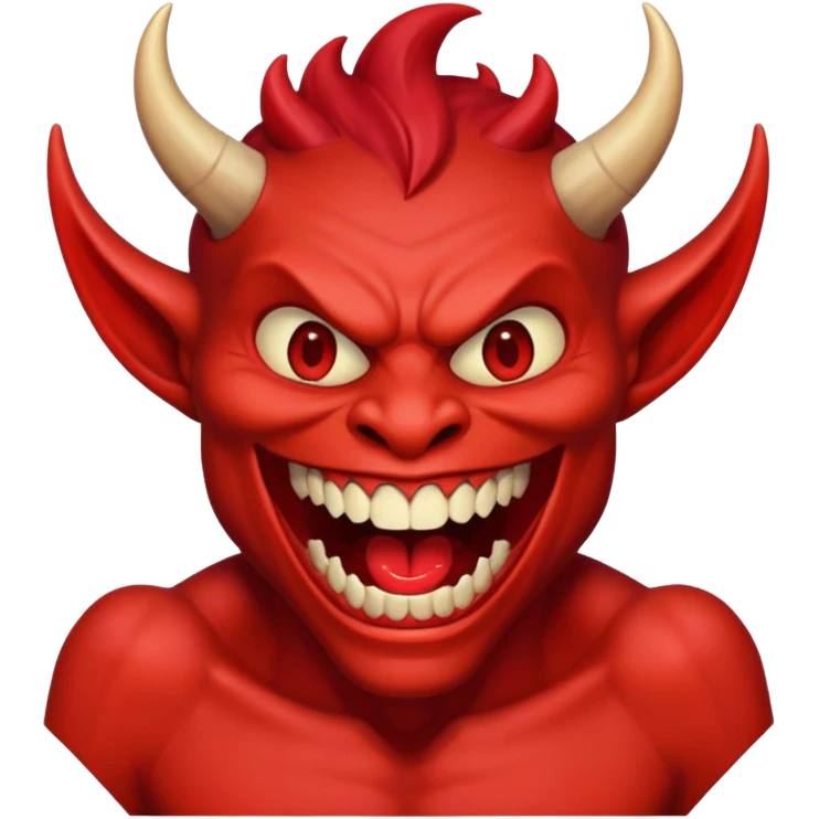 Demon qui rigole  emoji