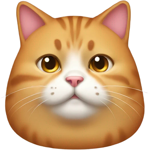 a fat cat emoji
