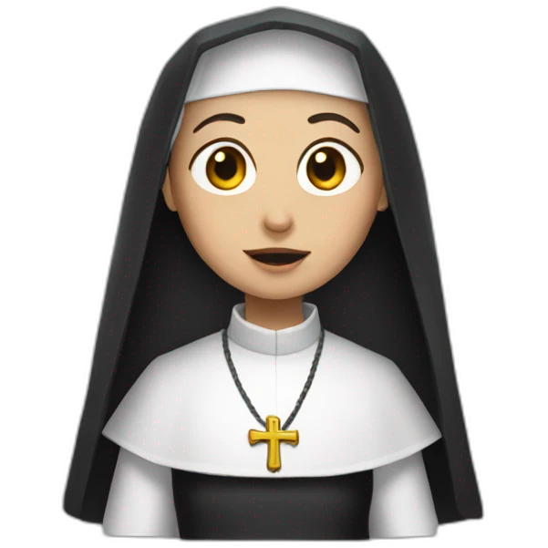 The nun emoji