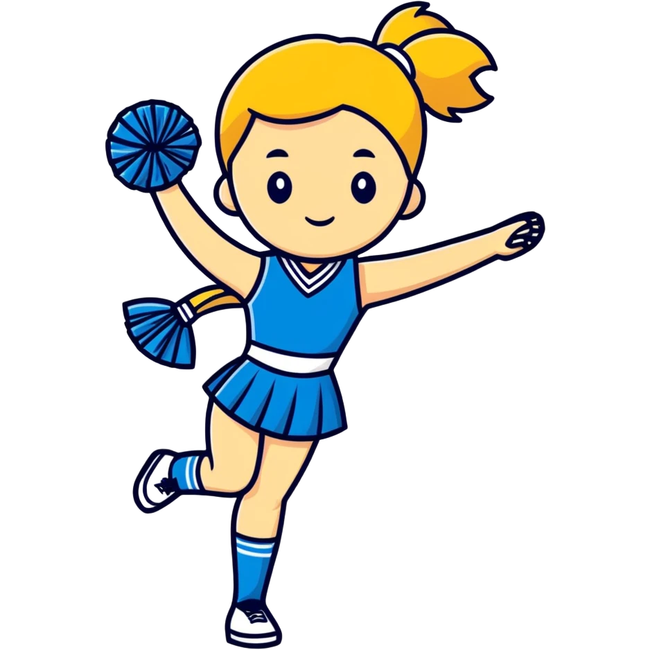 Cheerleader emoji