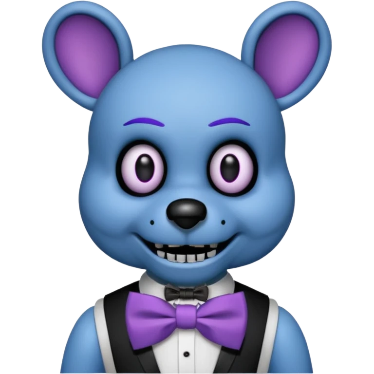 Bonnie(blue) from the Five Nights At Freddy's movie emoji