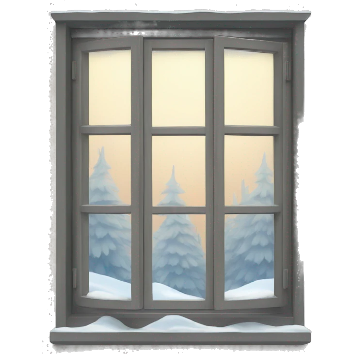 winter window emoji