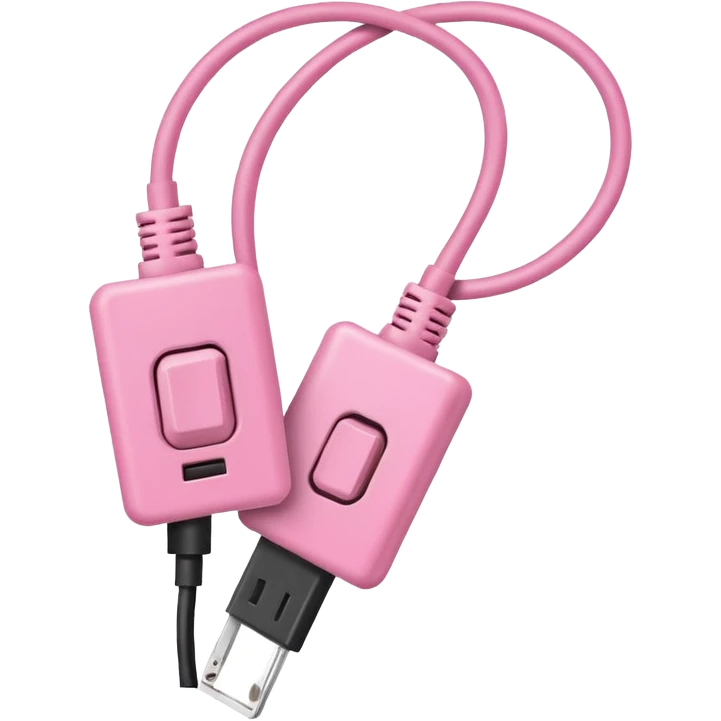 Hanging Light Cable pink emoji