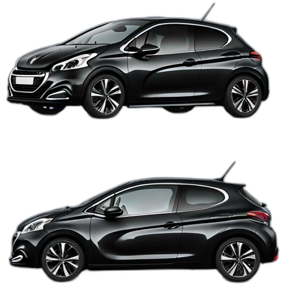 peugeot 208 gt line 2018 black emoji