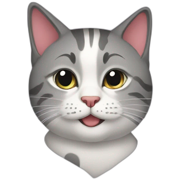 A gay cat emoji