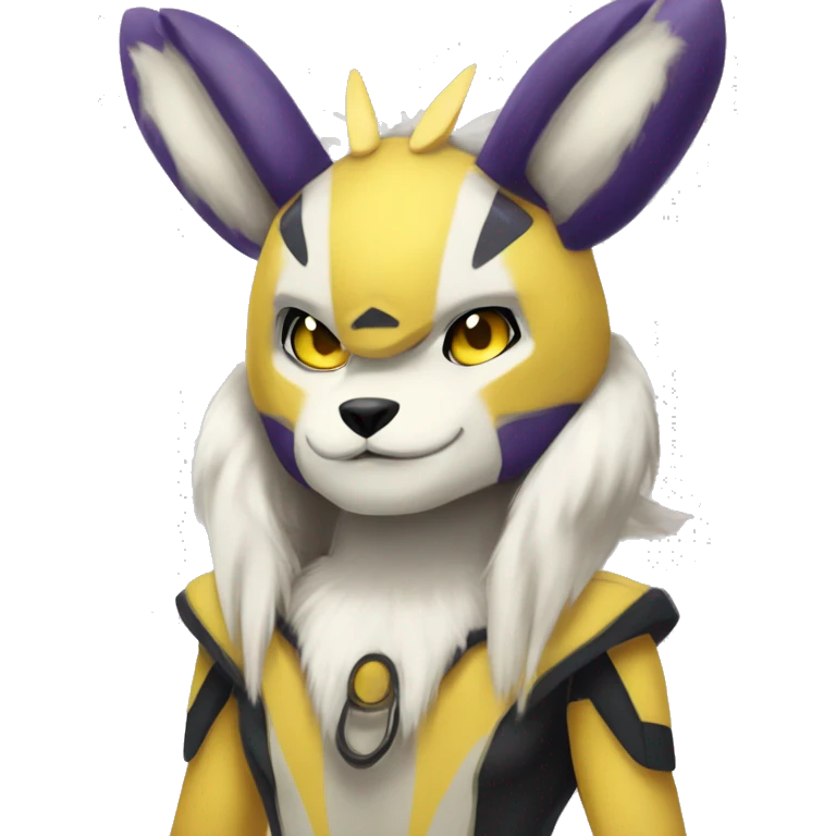 Anthro Metabee Medabee Renamon Zeraora emoji