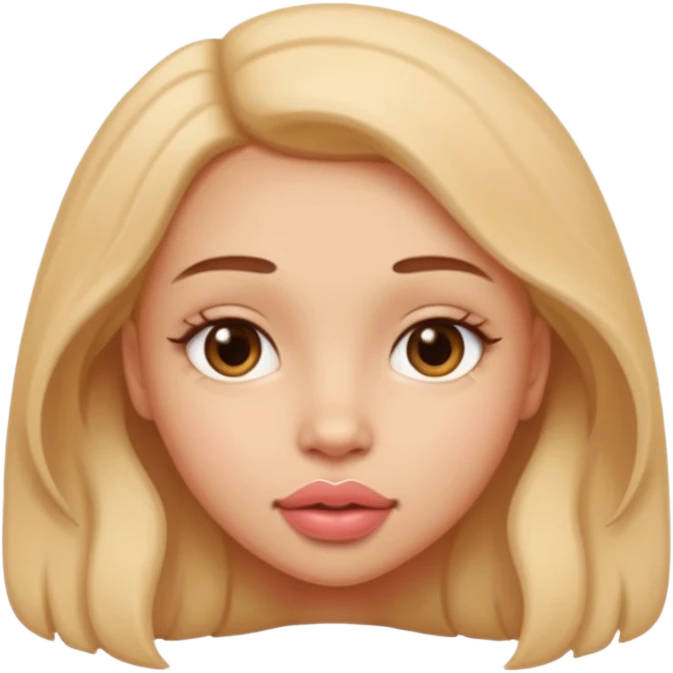 A girls vagina lips emoji