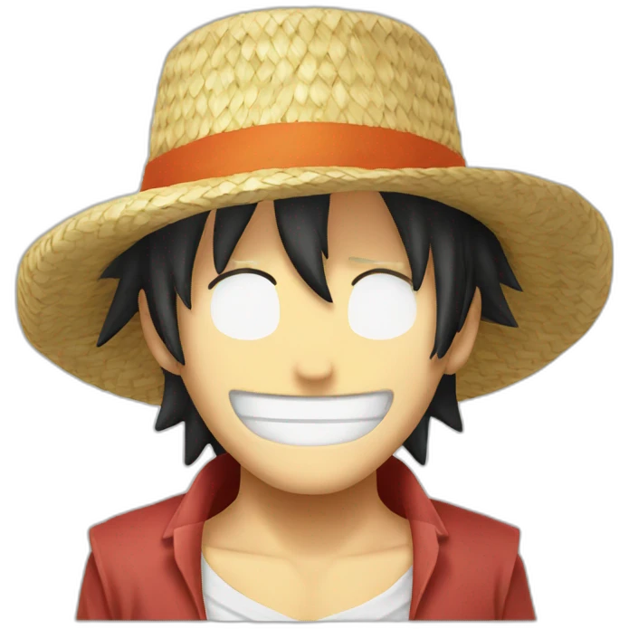 One piece straw hat emoji