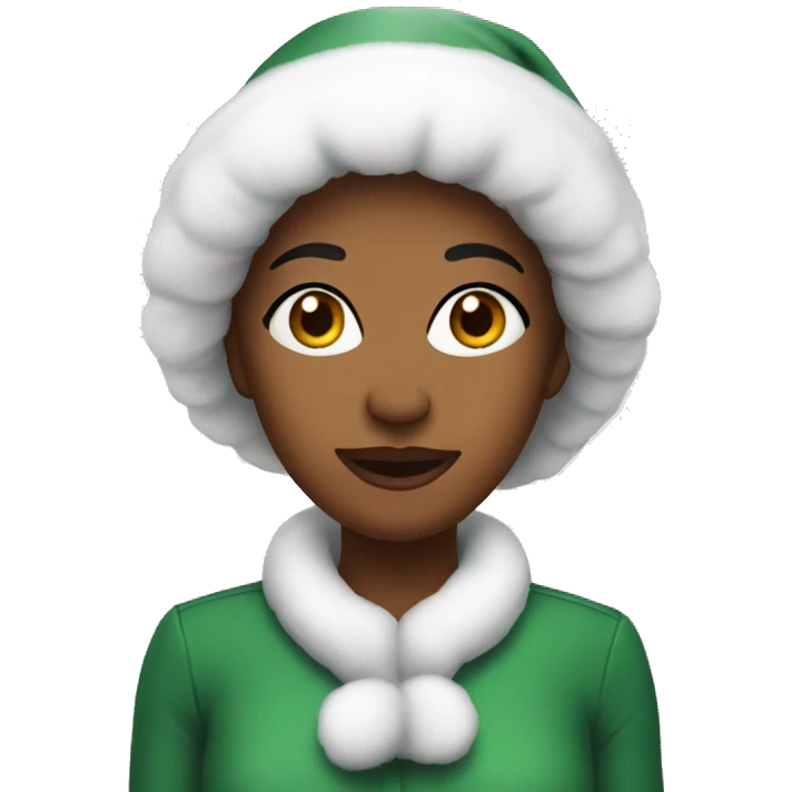 Coquette christmas emoji