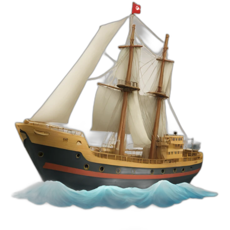 A ship that transports ships emoji