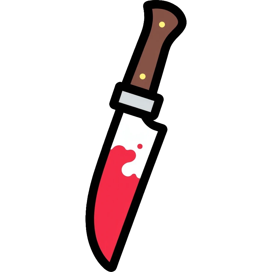 knife with blood emoji