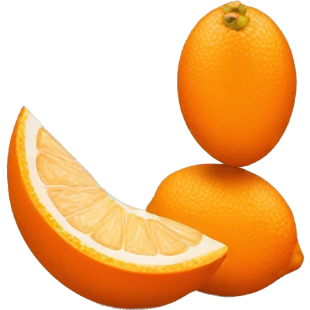 Things of colour orange emoji
