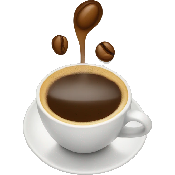 A cup of coffee  emoji