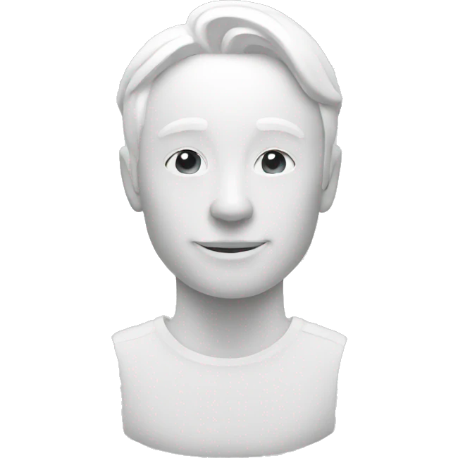 Make it white emoji