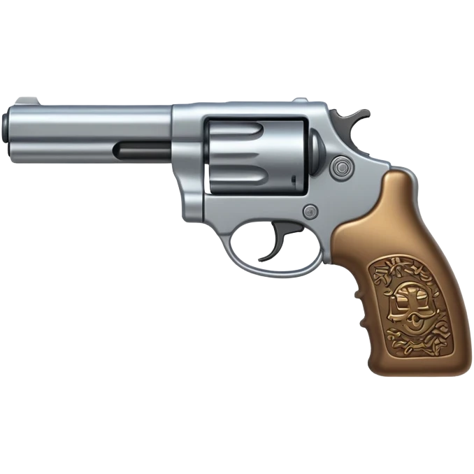 Emojie with a gun emoji