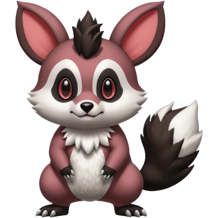 Teddiursa-Minccino-Obstagoon-fusion  emoji